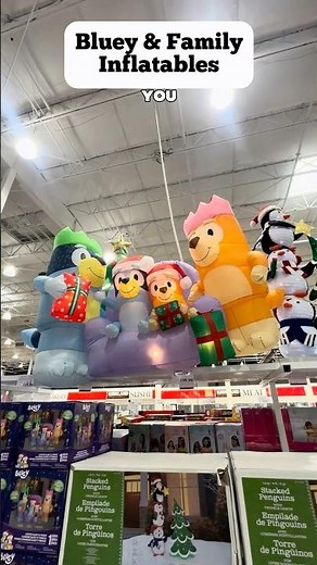 Costco’s now has the 6.6ft Bluey Family Christmas Inflatable!