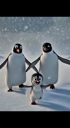 “Penguins Prove: Together, Nothing is Impossible!" #PenguinPower #TeamworkGoals #AnimalInspiration