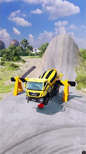 TRUCK MAN vs Death Barrier – Total Destruction! – BeamNG