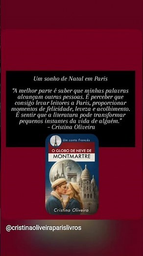 Quem é Cristina Oliveira e porque? #booktok #cristinaoliveiraparislivros