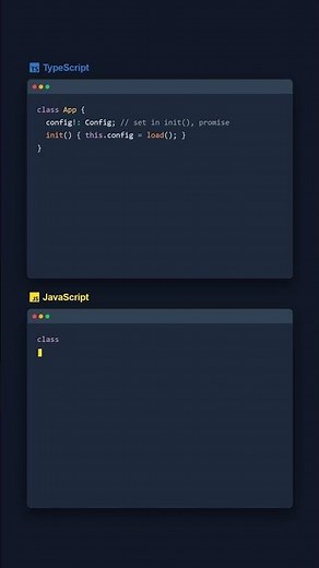 Definite Assignment — TypeScript vs JavaScript