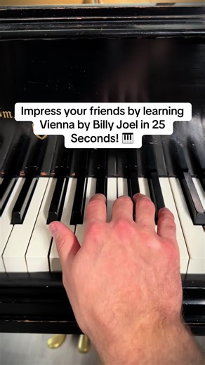 Who's gonna learn Vienna by Billy Joel to impress their buddies? 🎹 Let me know... 🤔 #billyjoel #piano #pianotutorial #pianolesson #pianocover #coversong #billyjoelchallenge #billyjoelfans #billyjoeltok #billyjoeltiktok #pianist #pianomusic #pianosolo #pianoplayer #pianotok #musictok #musiciansoftiktok #fyp