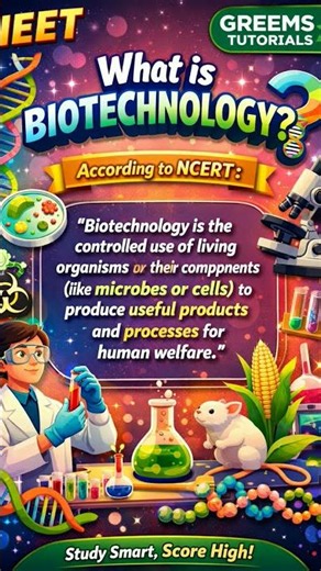Definition of Biotechnology. Class 12 Biology.