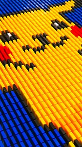 166K views · 656 reactions | Pokémon in Dominoes ft. Pikachu! the full BMAC 17 falldown is now live  #pokemon #pikachu #domino #dominoes #H5dominocreations | Hevesh5 | Facebook