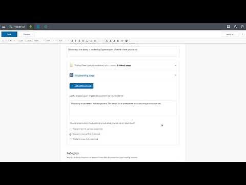 Adding Evidence to Resources