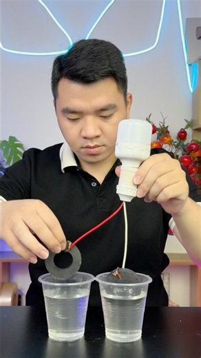 Magnet and Salt Water Really Power a Light Bulb! 💡😱