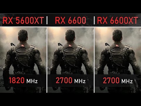 RX 5600XT vs RX 6600 vs RX 6600XT - 1080P, 1440P & 4K Benchmarks