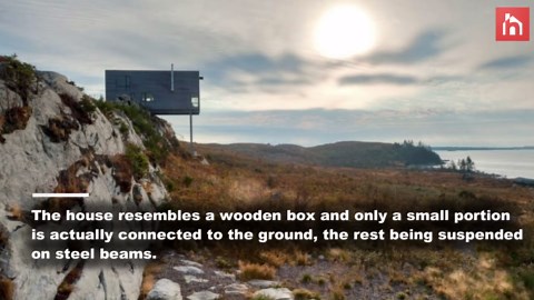 Cool houses clinging to cliffs to take in all the beauty