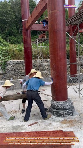 The Art of Traditional Timber Column Alignment