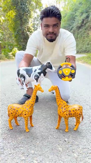1 Ta Cow Remote control 2 Ta giraffe ￼Unboxing 😡#shorts