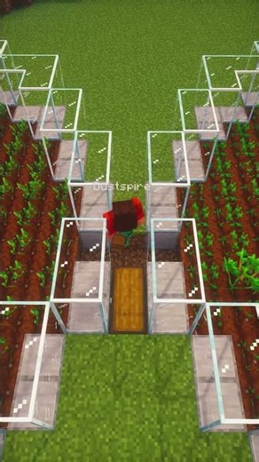 Minecraft Mai AUTOMATIC CROP FARM | Bedrock and Java #minecrafthindi #minecraftfarm