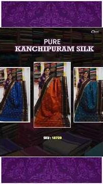 Pure Kanchipuram Silk 🥻| Charvi Boutique | WhatsApp 9791903019 & 7358097969