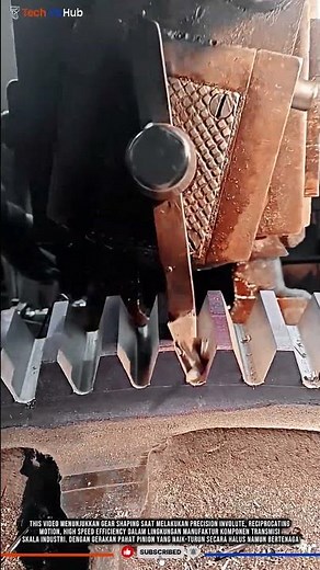 Innovation Gear Shaping: Precision Involute, Reciprocating Motion, High Speed Efficiency #tech