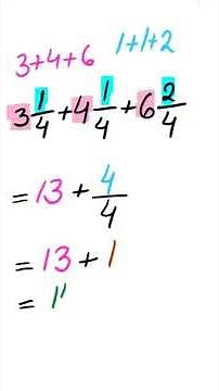 How to Add Mixed Numbers Fast | Adding Mixed Fractions Simplified | Math Tricks | Ms. Riaz Academy
