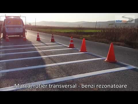 SEMCIR - Marcaj rutier transversal - benzi rezonatoare