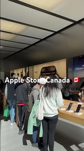 Apple Store Canada #apple #iPhone #iphone16 #canada #america #shopping #travel