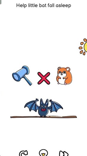 brain out game level 105. Help little bat fall asleep#pubgmobile#virelsong#viralshort#mobilegame#qiz