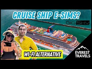 eSIMS On Cruise Ships!? New Alternative To On-Board WiFi Packages - GigSky