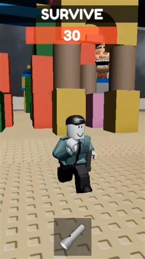 Survive for a Few Seconds While a Giant Robot Chases Me 😱🤖⚠️