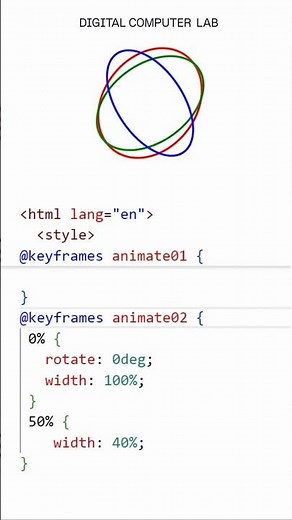 Create Circle Rotation Animation Using HTML & CSS