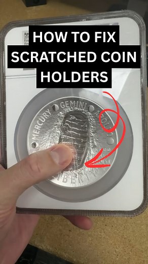 Don't fret if your NGC coin slabs get scratched or damaged. NGC can re-holder your coin for a small fee and renew your peace of mind that your coin is safe and secured. @ngccoins #ngcpartner #ngc #ngccoins #ngcgrading #coincollectors #rarecoins #coincollecting #numismatics #bullionshark #coins | Bullion Shark