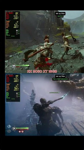 God of War Ragnarök | 4K Native vs 4K FSR 4 Performance | Ultra Preset