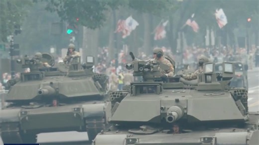 250th Army military parade in Washington DC