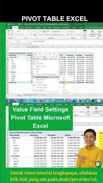 Learn Microsoft Excel: Value Field Settings in Excel Pivot Tables, Calculation Variations & Displays