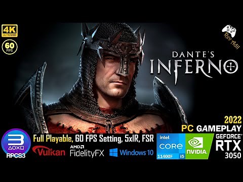 Dantes Inferno PC Gameplay | RPCS3 | Full Playable | PS3 Emulator | 4k60FPS | 2022 Latest