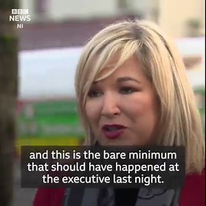 After the NI Executive voted against a travel ban from GB into NI, Michelle O'Neill says ministers should have taken "urgent" action, but Health Minister Robin Swann says an immediate ban could have disrupted essential supplies | BBC News NI