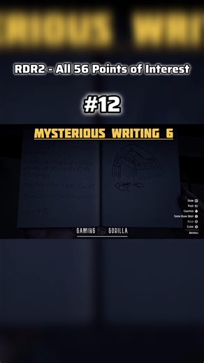 RDR2 - All 56 POI #12 6th Aztec Clue #shorts #gaming #rdr2 #guide #tips #fyp #secret #eastereggs