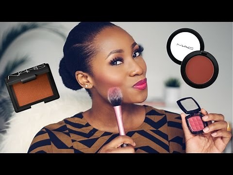 5 MUST HAVE BLUSHES FOR BLACK WOMEN/ DARK SKIN / WOMEN OF COLOUR | DIMMA UMEH