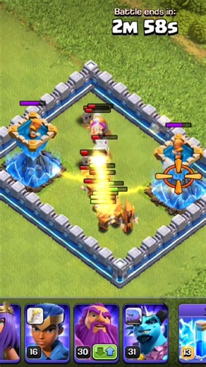 super wizard VS super wizard tower #coc #clashofclan #subscribe