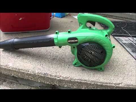 Review of Hitachi RB24EAP 23.9cc 2-Cycle Gas Powered 170 MPH Handheld Leaf Blower