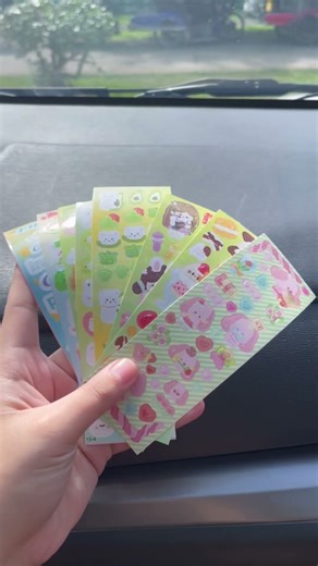 Unbox my new sticker haul! #fyp #sticker #cUte #stationery