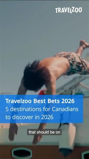 We're ready for Canadian gems and undiscovered destinations in 2026! ✨ 🗺️📍We've announced our top five destinations Canadians should travel to in the new year, keeping in mind things like affordability, sustainability and overall unique experience. Click the link for a deeper dive into each of these notable destinations: https://travelzoo.pub/48qFzV5 | Travelzoo