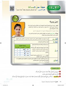 خطة حل المسألة (إنشاء جدول)  قناة عين iEN  - خطة حل المسألة أحل المسائل باستعمال خطة إنشاء جدول - الرياضيات 1 - سادس ابتدائي - المنهج السعودي