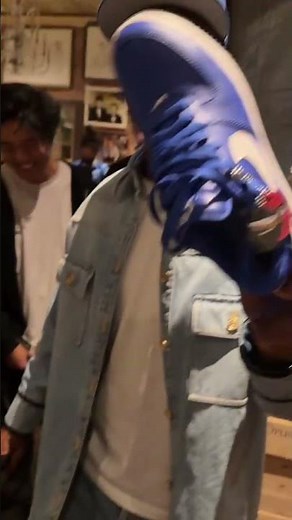 reveals a "Jay-Z Blue" x Nike Air Force 1 at a private dinner in New York