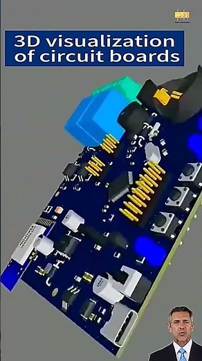 3D Visualization of Circuit Boards #electronicssmt #smtpcbdesign #pcb #smt