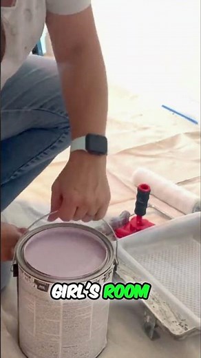 Painting a Girl's Room: Soft, Cheerful, and Cozy! #shorts