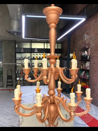 Creating a Stunning Chocolate Chandelier