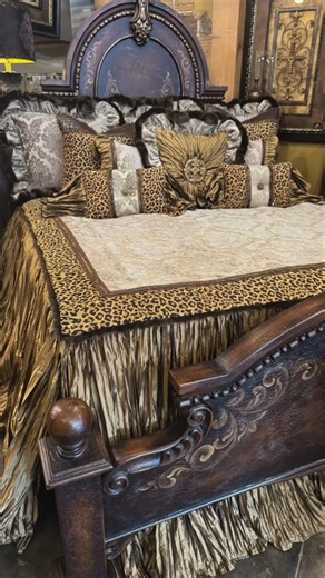 1.9K views · 17 reactions | New Luxury Bedding – Regalia! For 25 years, our passion has been designing luxurious bed sets that bring timeless elegance into your home. That passion continues with our latest collection: Regalia! Crafted in soft gold & taupe tones, with rich textures, faux mink & leopard accents, Regalia exudes warmth and sophistication. ✨Celebrate 25 Years with 30% Off – Our Biggest Bedding Discount!✨ | Reilly-Chance Collection | Facebook