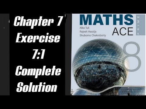 Math ace prime class 8 th Chapter 7 Exercise 7.1 Complete Solution #mathaceprime #pearson