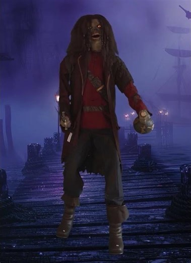 Zombie pirate animatronic prototype #halloween #halloweencostumes #horror