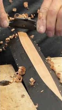 Shaving wood with a spokeshave #shorts #carpentry #woodworking #woodwork #tools #asmr #asmrsounds