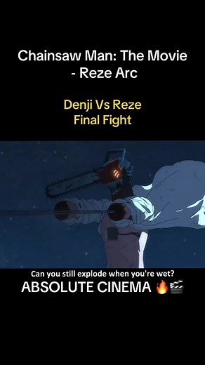 Chainsaw Man: Denji vs Reze Final Battle Highlights