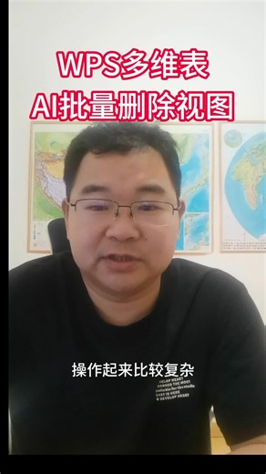 靠嘴操作WPS多维表，一键删除视图，告别繁琐手工操作！