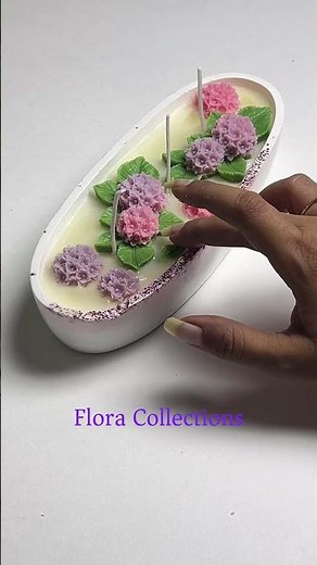 I Made This Candle With No Plan… It Sold Before Launch! 🌸 Handmade Hydrangea Candle