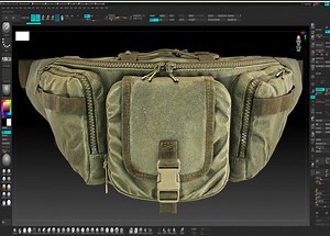 【拉链制作】5分钟就可以学会的Zbrush制作衣服拉链