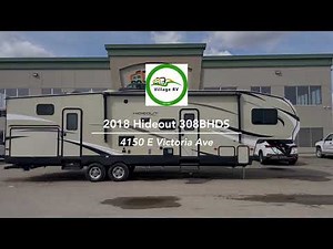 2018 KEYSTONE HIDEOUT 308BHDS